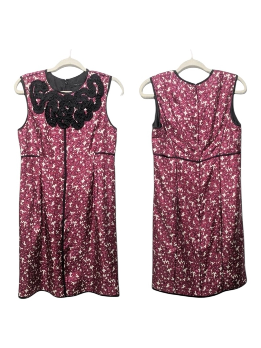 MARC JACOBS Silk Floral Sheath Dress 8